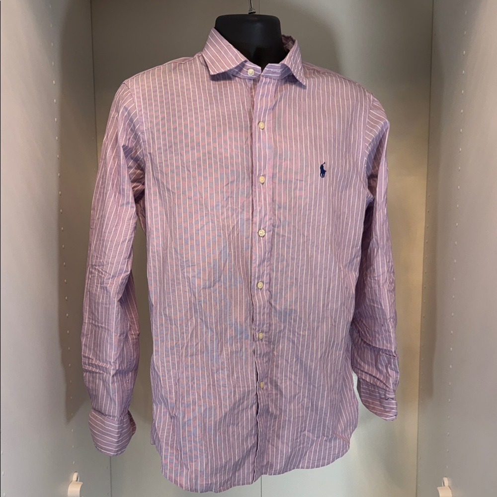 Polo Ralph Lauren Men's Pink Striped Shirt